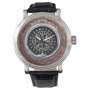 [400] Vegvisir - Viking Silver Magic Runic Compass Armbandsur