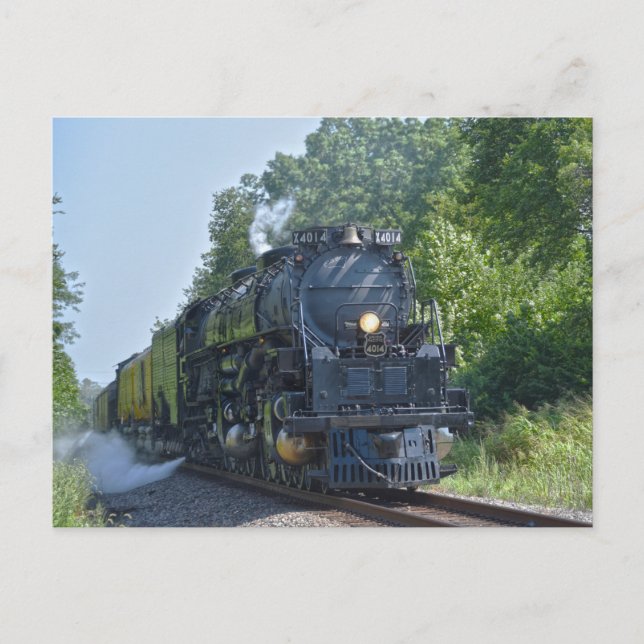 4014 Steam Locomotive Postcard Vykort (Framsida)