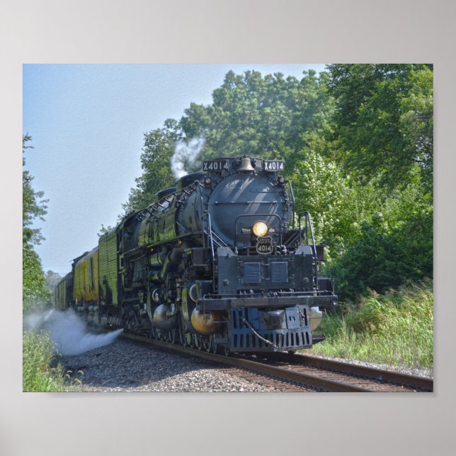 4014 Steam Locomotive Poster (Framsidan)