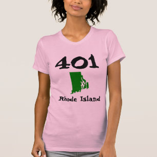 401, områdeskod för Rhode island RI (Cranston) T Shirt