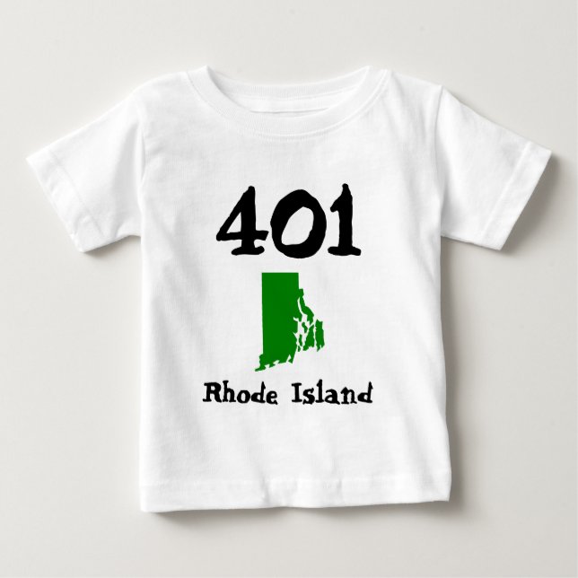 401, Områdeskod för Rhode island Tee (Framsida)