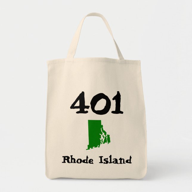401, områdeskod Rhode Island Tygkasse (Framsidan)