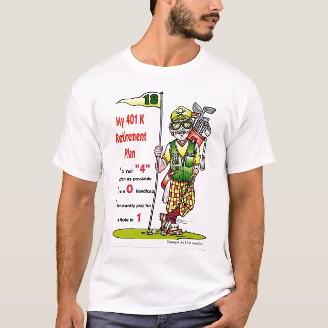 401kgolfer tar copyrightt på Jim & Tee Shirt (Framsida)