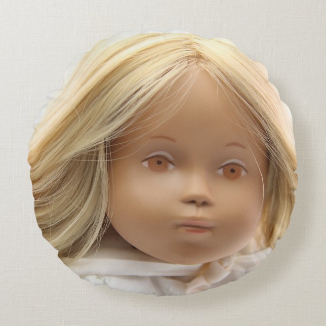 40223 Sasha Baby Puppe Irka Kissen Rund Kudde (Framsidan)