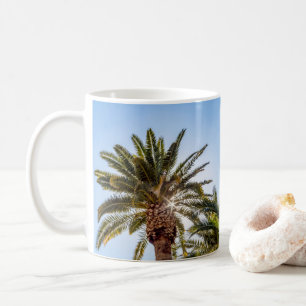 4024-Handflatan Träd med Sunburst Coffee Mugg