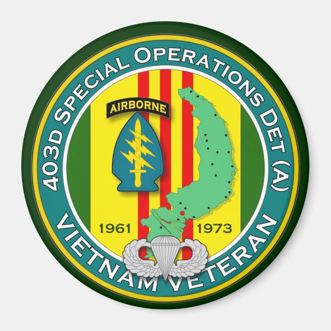 403d SOD-A - ASA Vietnam Magnet (Framsidan)