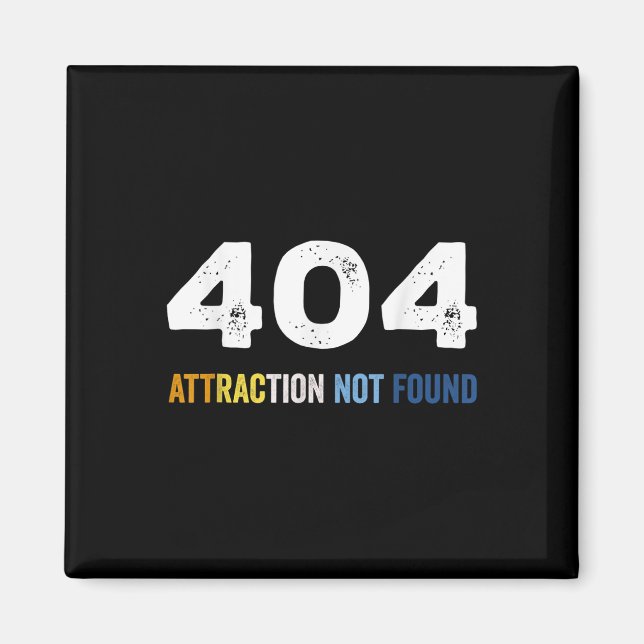 404 Attraktion kunde inte hitta felmeddelande för  Magnet (Framsidan)