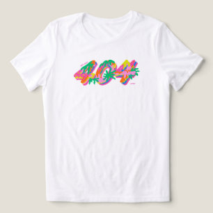 404 Coded Drip Typography PNG Färgglatt Smältand T Shirt