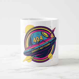404 Det gick inte att hitta grovhet - Retro Space Jumbo Mugg