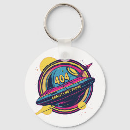 404 Det gick inte att hitta grovhet - Retro Space  Nyckelring