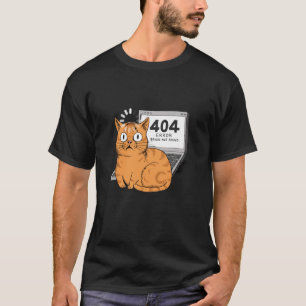 404 Fel Hjärna Hittades Inte Roligt Programmerare T Shirt