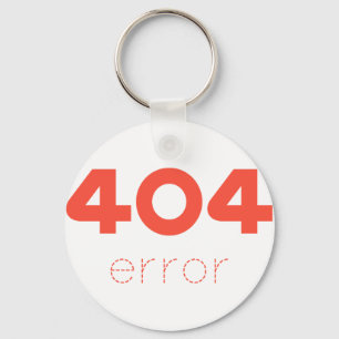 404 fel nyckelring