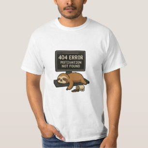 404 Fel Sloth Funny T Shirt