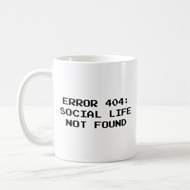 404 Fel: Social Life hittades inte av kaffe Mugg (Vänster)