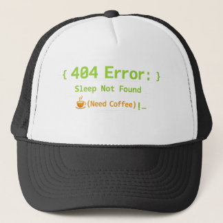 404 Fel: Sömn hittades inte (Behöver kaffe) - Keps