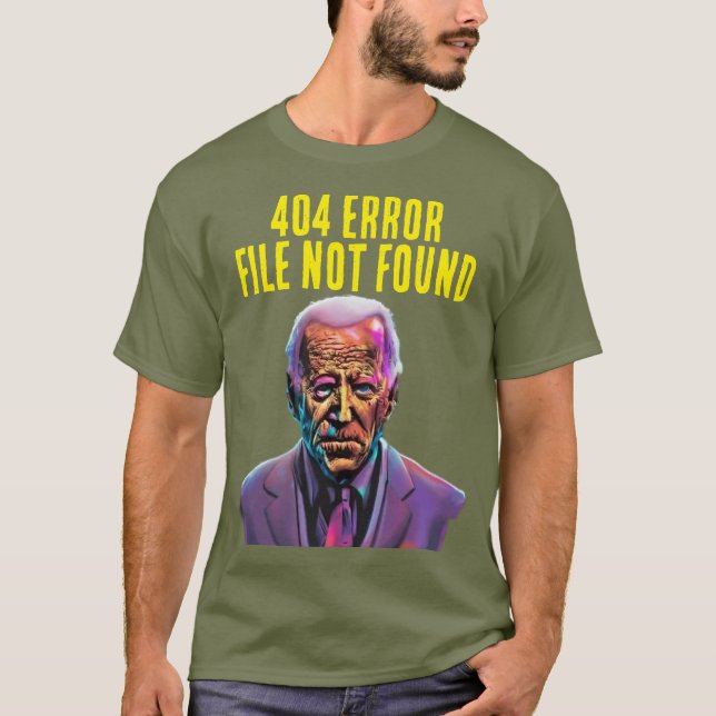 404 FEL VID SKILLNAD T SHIRT (Framsida)