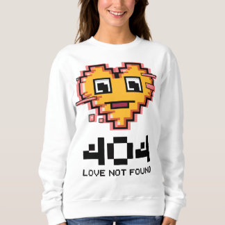404 Kärlek hittades inte - Glitched Pixel Heart T Shirt