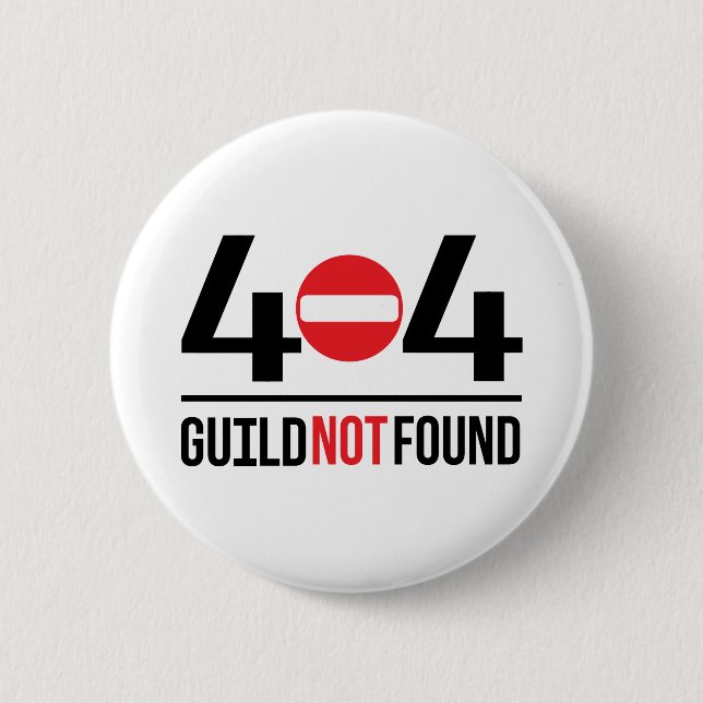 404 knäppas upp knapp (Framsida)