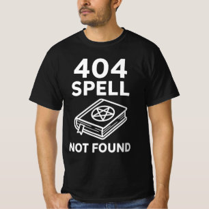 404 SPEL EJ FUNNET Trollkarl Teknisk Support Rol T Shirt