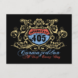 405 Carmageddon Vykort