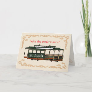 4061 Lycka till Musical, Trolley Car Kort