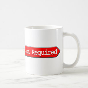 407 - Krävd legitimation Kaffemugg
