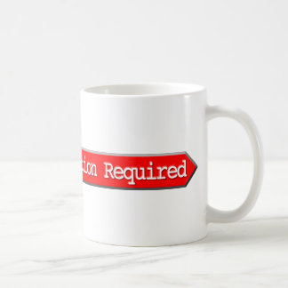 407 - Krävd legitimation Kaffemugg