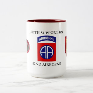 407TH LUFTBUREN MUGG för SERVICEBATALJON 82ND