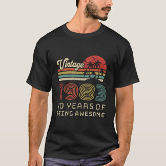 40 1983 40Th T Shirt