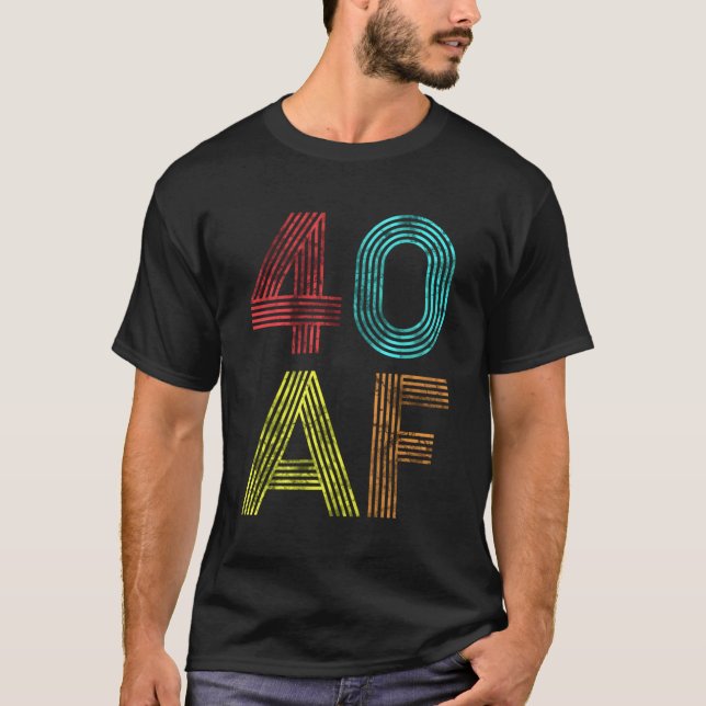 40 AF 40:e 1979 40 T Shirt (Framsida)