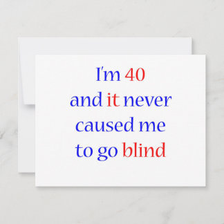 40 Aldrig borta blind