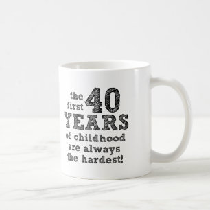 40 År av Barndom Rolig Mugg