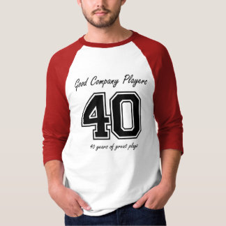 40 år av den underbara lekt-skjortan tee shirt