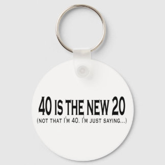 40 är de nya 20 nyckelring