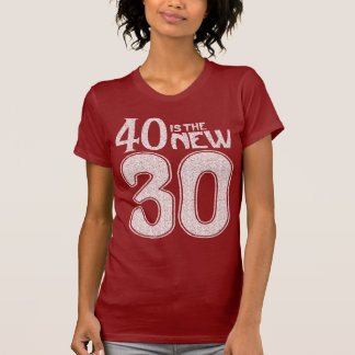 40 är de NYA 30na (vit) Tröja