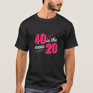 40 är den nya 20 40:e födelsedagen 1980 40 år t shirt