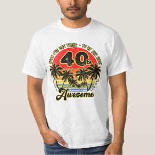 40 år gamla gåvor, fritid Handflatan T Shirt