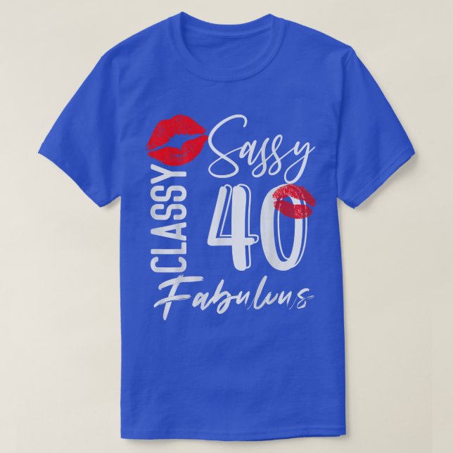 40 år gamla presenter 40 och bakverk sedan 1982 40 t shirt (Design framsida)