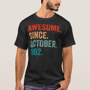 40 år gammal 40 dagar Manar Fantastisk sedan oktob T Shirt