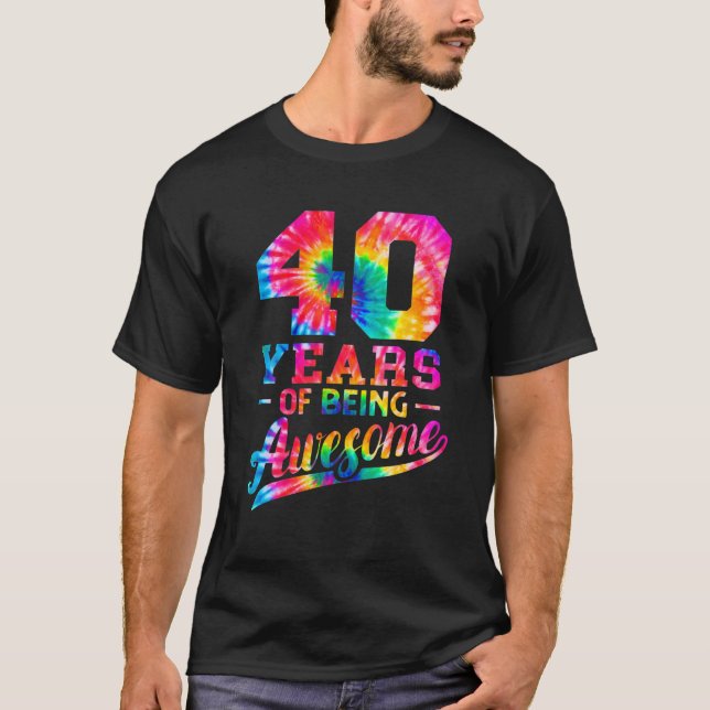 40 år gammal 40:e födelsedag med Fantastisk T Shirt (Framsida)