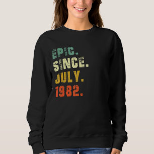 40 år gammal 40:e födelsedag sedan juli 1982 t shirt