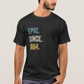 40 år gammal epileptikum sedan 1984 40:e födelseda t shirt