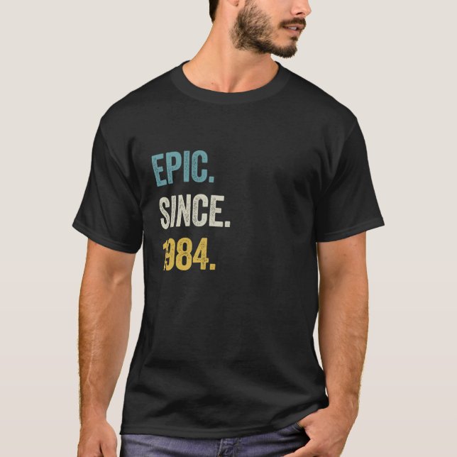40 år gammal epileptikum sedan 1984 40:e födelseda t shirt (Framsida)