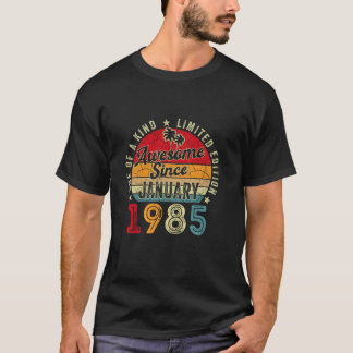 40 år gammal Fantastisk sedan januari 1985 40:e fö T Shirt