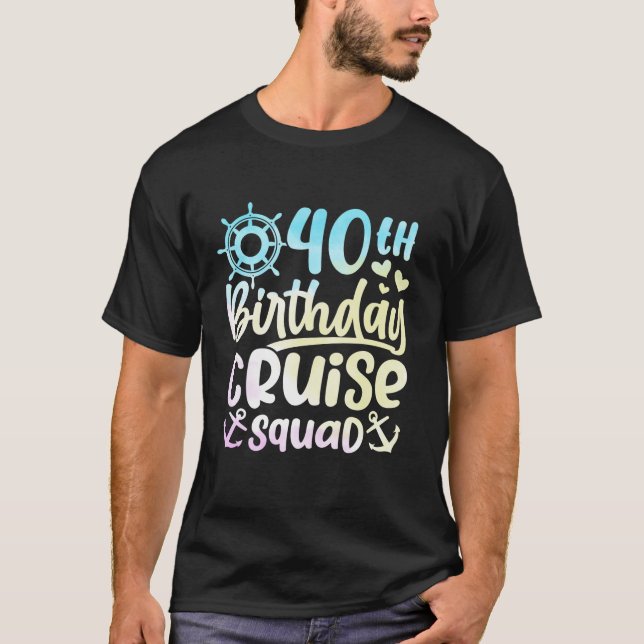 40 år Gammal födelsedagskorpa, fyrtionde födelseda T Shirt (Framsida)