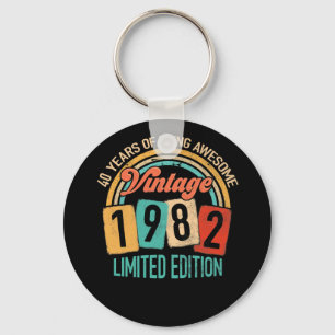 40 år gammal i Fantastisk 1982, 40:e födelsedage Nyckelring