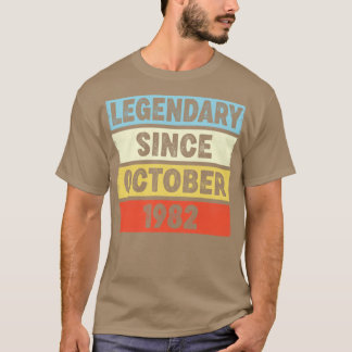 40 år gammal legendary sedan oktober 1982 40:e bir t shirt