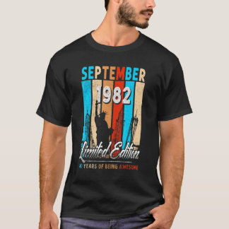 40 år gammal september 1982 40 dagar 1 t shirt