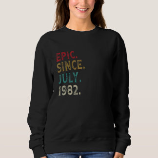 40 år gammal Vintage Epic sedan juli 1982 T Shirt