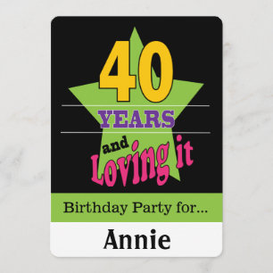 40 år och äldre inbjudningar